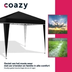 Coazy Waterdichte Partytent 3x3 Meter Opvouwbaar - Paviljoen - Easy Up - Pop-up Tent Met Haringen, Touw En Anti Slip Poten - Waterdicht - Partytenten Weerbestendig 11 Coazy Waterdichte Partytent 3x3 Meter Opvouwbaar - Paviljoen - Easy Up - Pop-up Tent Met Haringen, Touw En Anti Slip Poten - Waterdicht - Partytenten Weerbestendig -Tuinmeubel Winkel 1200x1200 885