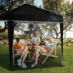 Sens Design Partytent Opvouwbaar - 3 X 3m - Zwart -Tuinmeubel Winkel 1200x1200 899