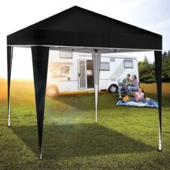 Sens Design Partytent Opvouwbaar - 3 X 3m - Zwart -Tuinmeubel Winkel 1200x1200 900