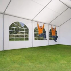 Hoogwaardige Partytent 3x6 M Van 240 G/m² PE Zeil Tuintent Feesttent Waterdicht In Wit 13 Hoogwaardige Partytent 3x6 M Van 240 G/m² PE Zeil Tuintent Feesttent Waterdicht In Wit -Tuinmeubel Winkel 1200x1200 923