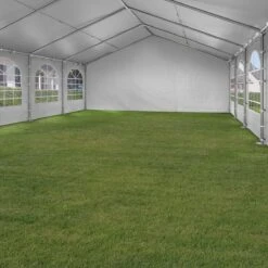 Hoogwaardige Partytent 3x6 M Van 240 G/m² PE Zeil Tuintent Feesttent Waterdicht In Wit 14 Hoogwaardige Partytent 3x6 M Van 240 G/m² PE Zeil Tuintent Feesttent Waterdicht In Wit -Tuinmeubel Winkel 1200x1200 924