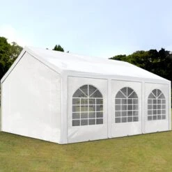 Hoogwaardige Partytent 3x6 M Van 240 G/m² PE Zeil Tuintent Feesttent Waterdicht In Wit 15 Hoogwaardige Partytent 3x6 M Van 240 G/m² PE Zeil Tuintent Feesttent Waterdicht In Wit -Tuinmeubel Winkel 1200x1200 925