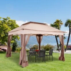 Outsunny Paviljoen Met Zijwanden Partytent Tuintent Popup 3,25 X 3,25 M Khaki 840-166 21 Outsunny Paviljoen Met Zijwanden Partytent Tuintent Popup 3,25 X 3,25 M Khaki 840-166 -Tuinmeubel Winkel 1200x1200 935