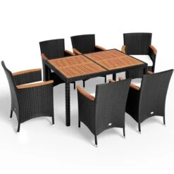Deuba Polyrattan Tuinset Verona - 6 Stoelen + 1 Tafel Zwart 17 Deuba Polyrattan Tuinset Verona - 6 Stoelen + 1 Tafel Zwart -Tuinmeubel Winkel 1200x1200 980