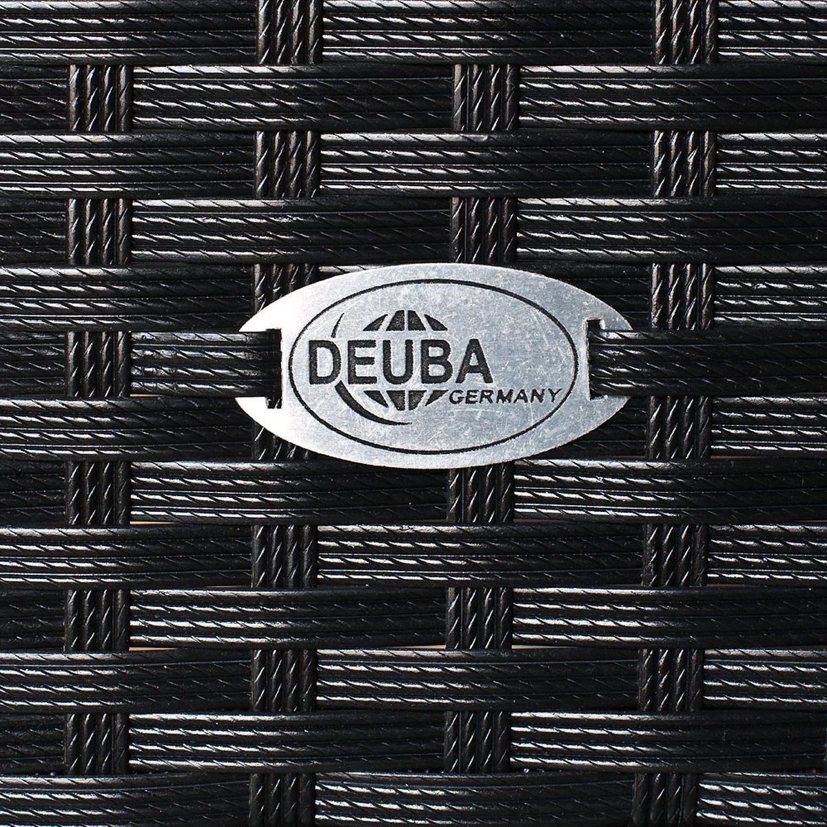 Deuba Polyrattan Tuinset Verona - 6 Stoelen + 1 Tafel Zwart 9 Deuba Polyrattan Tuinset Verona - 6 Stoelen + 1 Tafel Zwart - Afbeelding 9