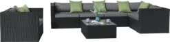 Intimo Garden Levanzo Loungeset – Zwart - 5 Tot 6 Persoons -Tuinmeubel Winkel 1200x300