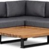Cuba Boston Hoek Loungeset 3 Delig Acacia Hout