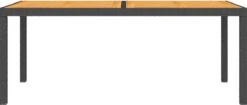 VidaXL Tuintafel 150x90x75 Cm Poly Rattan En Acaciahout Zwart 9 VidaXL Tuintafel 150x90x75 Cm Poly Rattan En Acaciahout Zwart -Tuinmeubel Winkel 1200x509