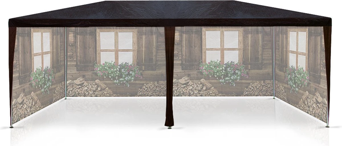 Casaria Apres-Ski Hut Party Tent - 18m² - 3x6m Met 6 Zijpanelen 5 Casaria Apres-Ski Hut Party Tent - 18m² - 3x6m Met 6 Zijpanelen - Afbeelding 5