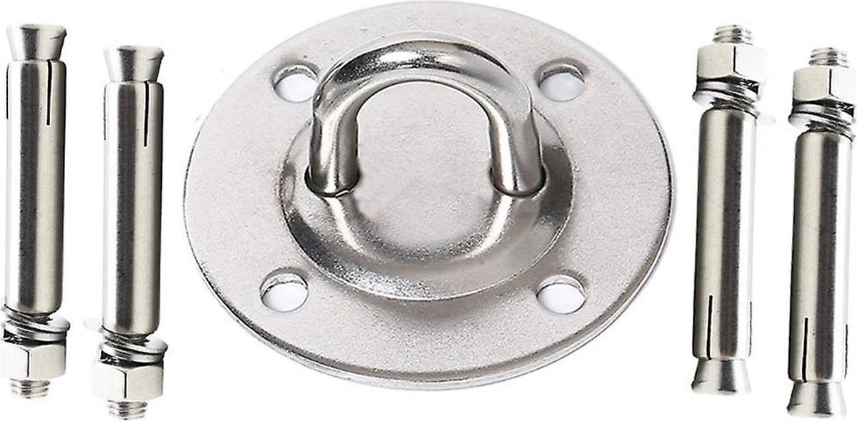 IBright Hangstoel Bevestigingsset - Schommelstoel Ophangsysteem - RVS - Bokszak - Plafondhaak - Plafond Ophanghaak 1 IBright Hangstoel Bevestigingsset - Schommelstoel Ophangsysteem - RVS - Bokszak - Plafondhaak - Plafond Ophanghaak