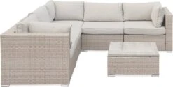 Alice's Garden Loungeset Napoli - 5 Plaatsen - Wicker - 6 Elementen - Beige/Beige 10 Alice's Garden Loungeset Napoli - 5 Plaatsen - Wicker - 6 Elementen - Beige/Beige -Tuinmeubel Winkel 1200x609