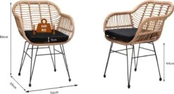 Casaria Polyrotan Kuipstoel Bali - Met Kussens – 2 Stuks 15 Casaria Polyrotan Kuipstoel Bali - Met Kussens – 2 Stuks -Tuinmeubel Winkel 1200x649