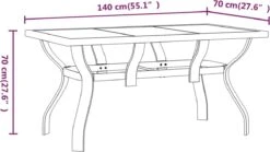 VidaXL 5-delige Tuinset Grijs En Zwart -Tuinmeubel Winkel 1200x675 17