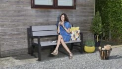 Keter Montero Tuinbank - 3-personen - 150x62,5x89cm – Grafiet -Tuinmeubel Winkel 1200x675 4