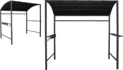 Merkloos Barbecue Overkapping Afm. 233 X 145 Cm Zwart -Tuinmeubel Winkel 1200x679