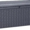 Keter - Borneo Opbergbox - 416 Liter - 129.5 X 62.5 X 70 Cm - Antraciet