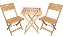 SiRaC - Houten Tuinset - Balkonset - 3-delig - Met Paarse Kussens - Natuurlijke Hout - Balkon Meubelen - 2 Persoons Balkonset - Twee Stoelen En Bijzettafel - Hout -Tuinmeubel Winkel 1200x691 1