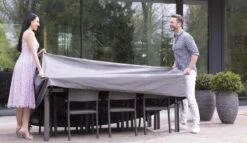 Weersbestendige Beschermhoes Tuinset | 245 X 150 X 95 Cm | Premium | Waterproof | TÜV Rheinland Gecertificeerd | Hoes Voor Tuin | Waterdicht | Solution Dyed (verkleuring Onmogelijk) | Grijs / Antraciet 15 Weersbestendige Beschermhoes Tuinset | 245 X 150 X 95 Cm | Premium | Waterproof | TÜV Rheinland Gecertificeerd | Hoes Voor Tuin | Waterdicht | Solution Dyed (verkleuring Onmogelijk) | Grijs / Antraciet -Tuinmeubel Winkel 1200x696