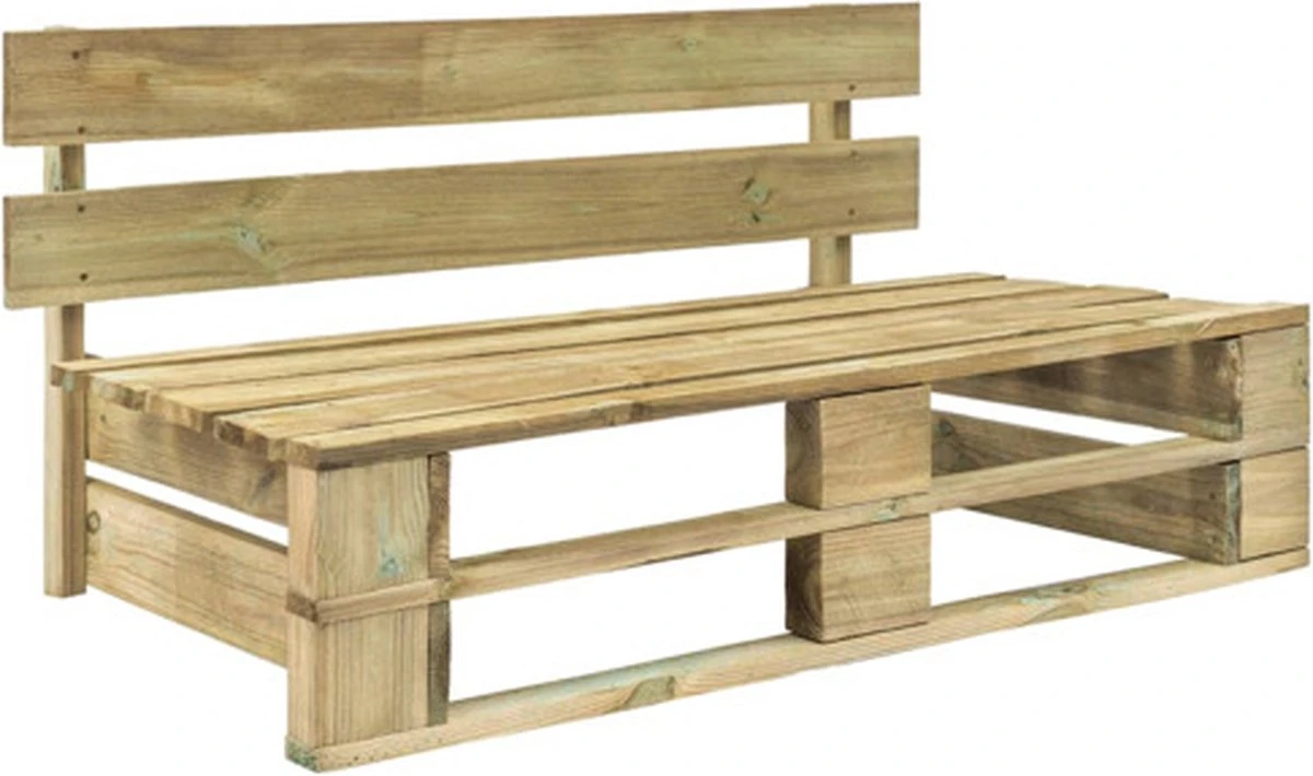 VidaXL Tuinbank Pallet Hout 1 VidaXL Tuinbank Pallet Hout