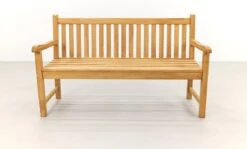 Teak Houten Tuinbank Bison - 150 Cm. -Tuinmeubel Winkel 1200x725