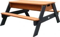 AXI Nick Zand & Water Picknicktafel In Antraciet/Bruin - Parasol Blauw/Wit - Picknick Tafel Voor Kinderen Van Hout -Tuinmeubel Winkel 1200x745