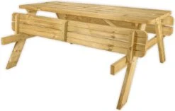 Goedkopepicknicktafels.nl | 180cm Lange Picknicktafel | Tuintafel 6 Persoons | De Luxe 180cm Lang | Geïmpregneerd Grenen Hout! -Tuinmeubel Winkel 1200x762