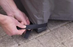 Weersbestendige Beschermhoes Tuinset (S) | 165 X 135 X 95 Cm | Premium | Waterproof | TÜV Rheinland Gecertificeerd | Hoes Voor Tuin | Waterdicht | Solution Dyed (verkleuring Onmogelijk) | Grijs / Antraciet -Tuinmeubel Winkel 1200x773