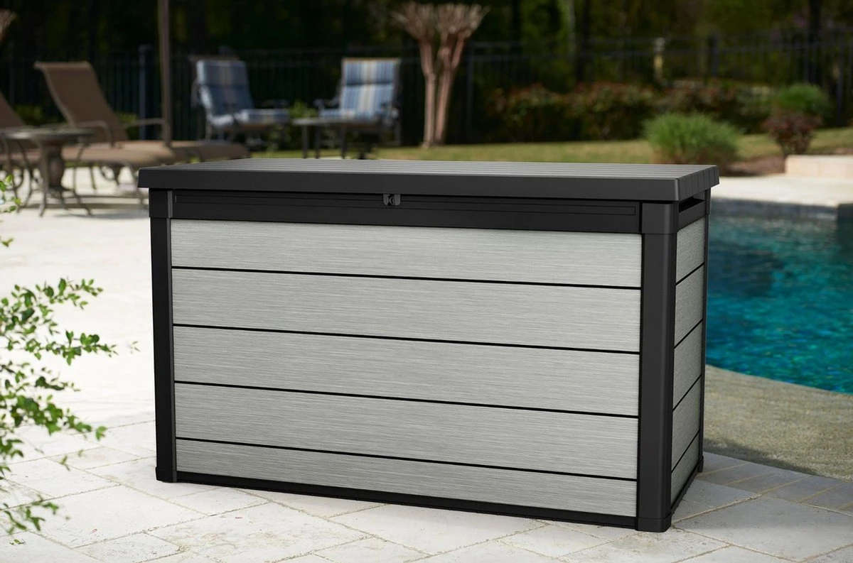 Keter Denali Opbergbox - 757L - 152x73x90cm - Grafiet 12 Keter Denali Opbergbox - 757L - 152x73x90cm - Grafiet - Afbeelding 12