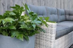 Merkloos Rivièra Original | Loungeset Hoekset Dining Set Tuinset | Wicker | Hoekbank, Hoge Tuintafel, 2 Hockers | 6 Zitplaatsen -Tuinmeubel Winkel 1200x793 5