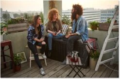 Keter Rockwood Opbergbox - 570L - 155x72.4x64.4cm - Grafiet -Tuinmeubel Winkel 1200x798 5