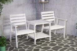Tuinbank - Romeo Tete A Tete - Wit - 170cm 10 Tuinbank - Romeo Tete A Tete - Wit - 170cm -Tuinmeubel Winkel 1200x799 8