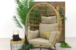 Lola Egg Relaxstoel - Natural Sand - Mand Stoel -Tuinmeubel Winkel 1200x800 113