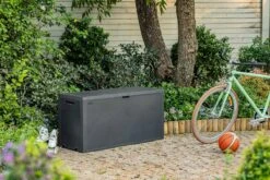 Keter Emily Opbergbox - 118x45x57 Cm - 270L - Grafiet 21 Keter Emily Opbergbox - 118x45x57 Cm - 270L - Grafiet -Tuinmeubel Winkel 1200x800 157