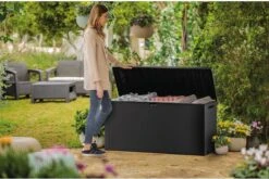 Keter Emily Opbergbox - 118x45x57 Cm - 270L - Grafiet 28 Keter Emily Opbergbox - 118x45x57 Cm - 270L - Grafiet -Tuinmeubel Winkel 1200x800 163