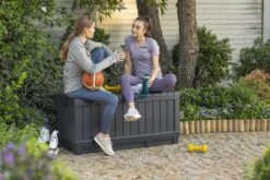 Keter Kentwood Opbergbox - 128x53.6x59 Cm - 350 L - Grafiet -Tuinmeubel Winkel 1200x800 194