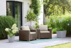 Allibert California Loungeset - 5 Personen - Cappuccino -Tuinmeubel Winkel 1200x800 285