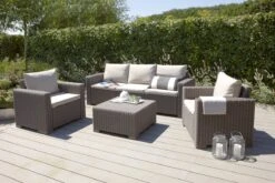 Allibert California Loungeset - 5 Personen - Cappuccino -Tuinmeubel Winkel 1200x800 286