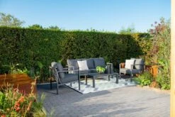 Garden Impressions Durban Loungeset - 4-delig - Zwart -Tuinmeubel Winkel 1200x800 289