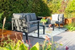 Garden Impressions Durban Loungeset - 4-delig - Zwart -Tuinmeubel Winkel 1200x800 295