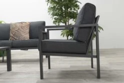 Garden Impressions Durban Loungeset - 4-delig - Zwart -Tuinmeubel Winkel 1200x800 299