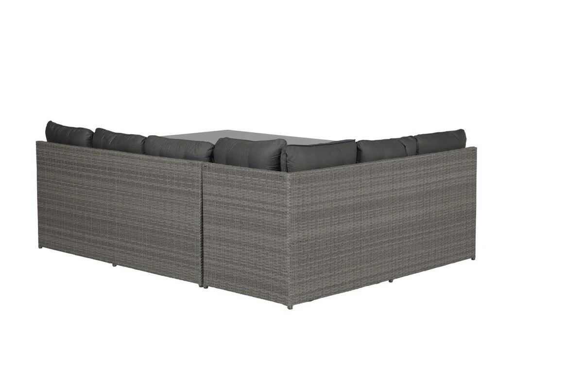 Garden Impressions Lapa Lounge Dining Set 5-delig - Wicker - Grijs 7 Garden Impressions Lapa Lounge Dining Set 5-delig - Wicker - Grijs - Afbeelding 7