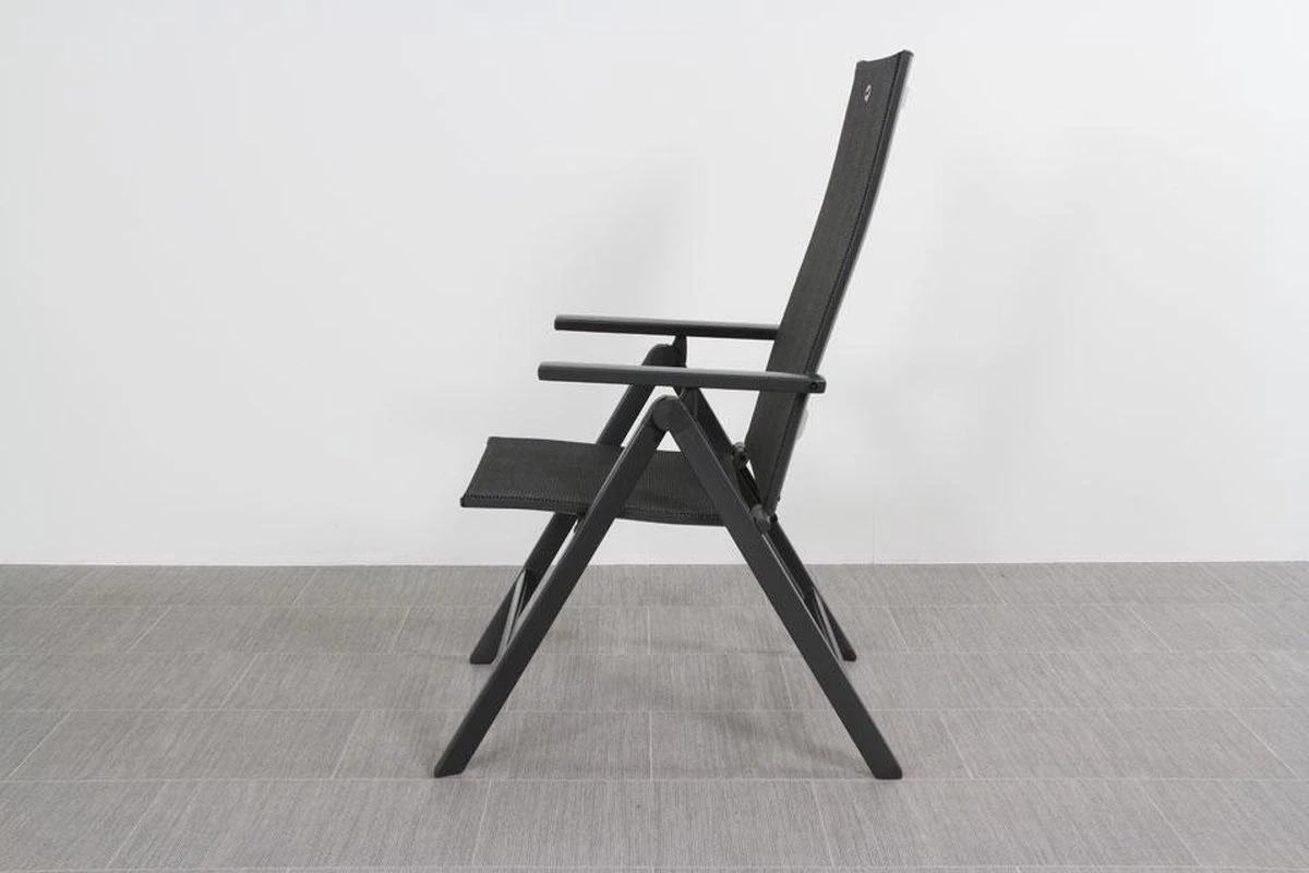 Hartman Aruba Aluminium Tuinstoel - Antraciet Verstelbaar 14 Hartman Aruba Aluminium Tuinstoel - Antraciet Verstelbaar - Afbeelding 14