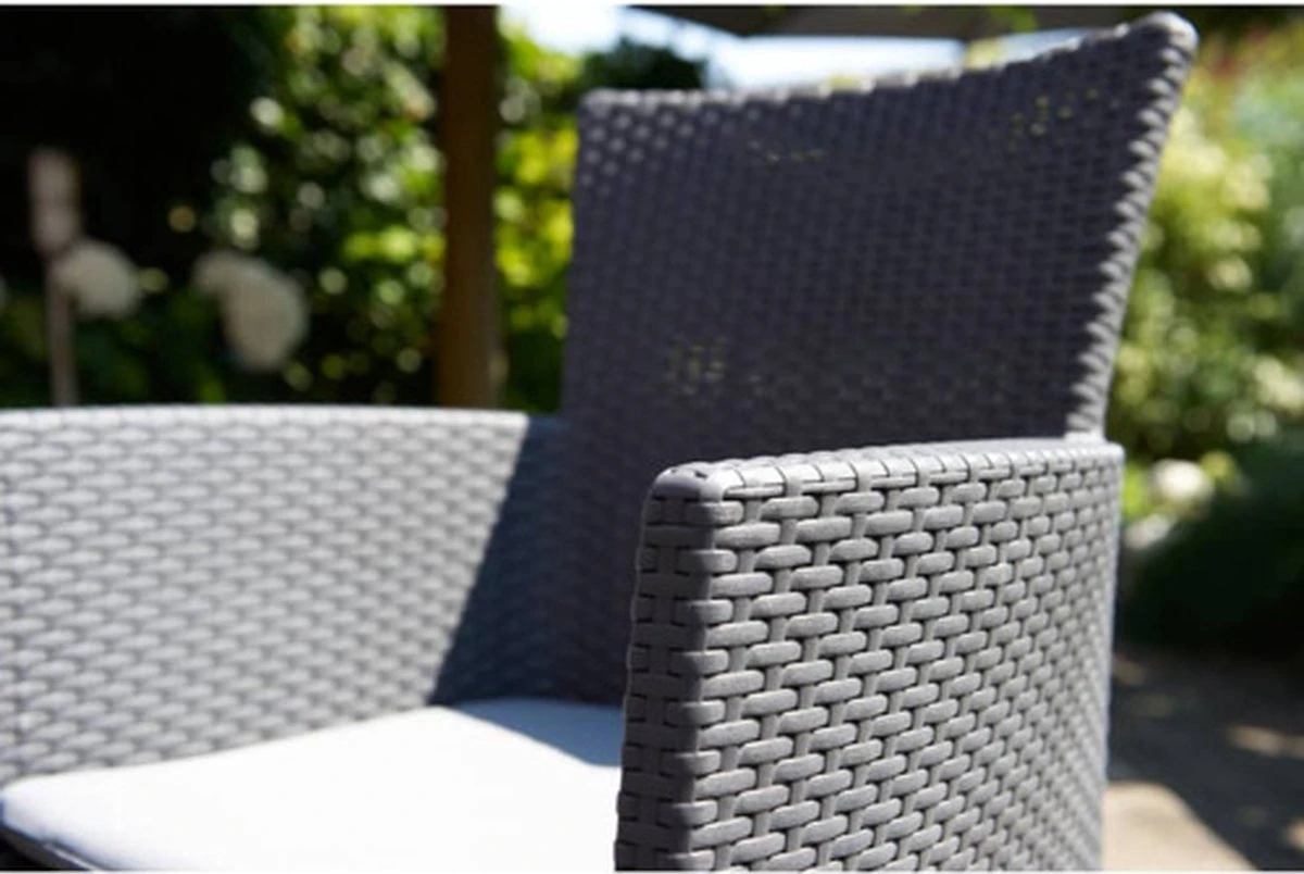 Allibert Iowa Tuinstoel - 60x62x89cm – Grafiet 5 Allibert Iowa Tuinstoel - 60x62x89cm – Grafiet - Afbeelding 5