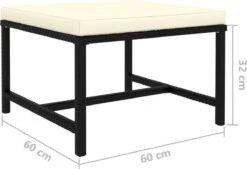 VidaXL 4-delige Loungeset Met Kussens Poly Rattan Zwart 32 VidaXL 4-delige Loungeset Met Kussens Poly Rattan Zwart -Tuinmeubel Winkel 1200x820