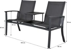 Tete-a-Tete Aluminium Tuinbank Felix -Tuinmeubel Winkel 1200x823