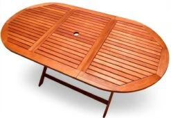 Merkloos Tuintafel Acaciahout - 160x85x75cm - FSC-gecertificeerd -Tuinmeubel Winkel 1200x828 2