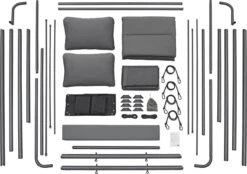 Schommelbank / Ligbank Kassandra - Donkergrijs 30 Schommelbank / Ligbank Kassandra - Donkergrijs -Tuinmeubel Winkel 1200x846