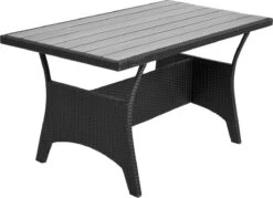 Casaria Polyrattan Tuinset - 15 Delig Voor 6 Personen – Crème Zwart -Tuinmeubel Winkel 1200x869 6