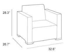 Allibert California Loungeset - 5 Personen - Cappuccino -Tuinmeubel Winkel 1200x889