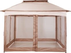 Outsunny Paviljoen Met Zijwanden Partytent Tuintent Popup 3,25 X 3,25 M Khaki 840-166 16 Outsunny Paviljoen Met Zijwanden Partytent Tuintent Popup 3,25 X 3,25 M Khaki 840-166 -Tuinmeubel Winkel 1200x893 9